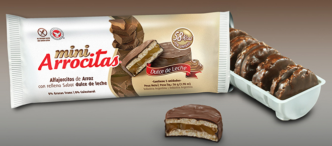 Arrocitas – Una golosina saludable Sin TACC Crocantes y sabrosos ALFAJORES DE ARROZ
