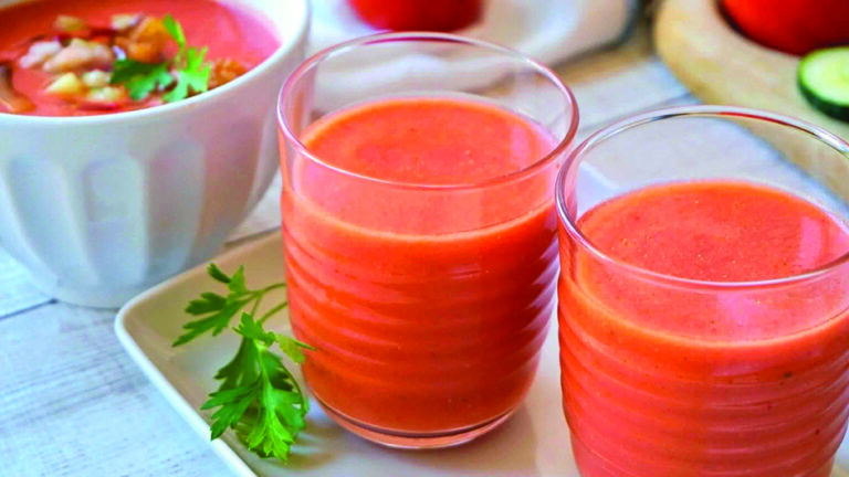 Gazpacho  rojo carmín