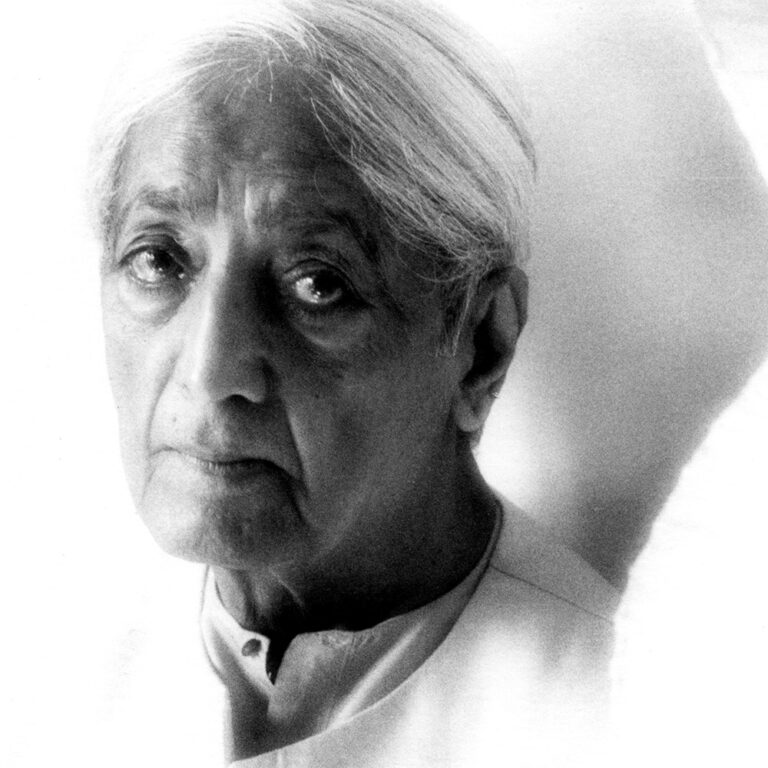 Krishnamurti opina sobre el Amor